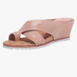 Donald Pliner Candice Leather Wedge Sandals